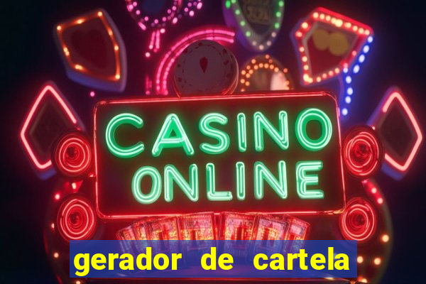 gerador de cartela de bingo